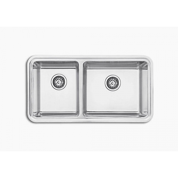 Kohler K-3664T-F-NA Prologue 33吋不銹鋼下崁式廚房鋅盆